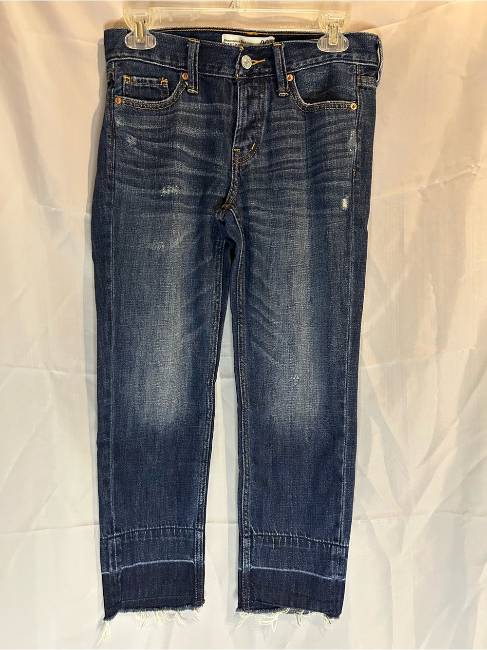 Abercrombie & Fitch Boyfriend Straight Jeans - Light Blue